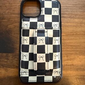 Walli Case Bow Noir Phone Case - iPhone 14 (EUC!!!)